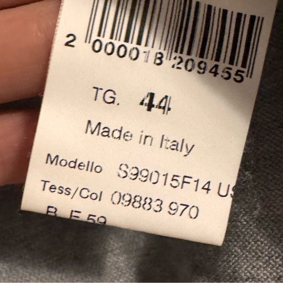 Peserico Tricot Silver Sparkle Open-Front Cardigan – Made in Italy (Size 44) - Picture 3 of 11